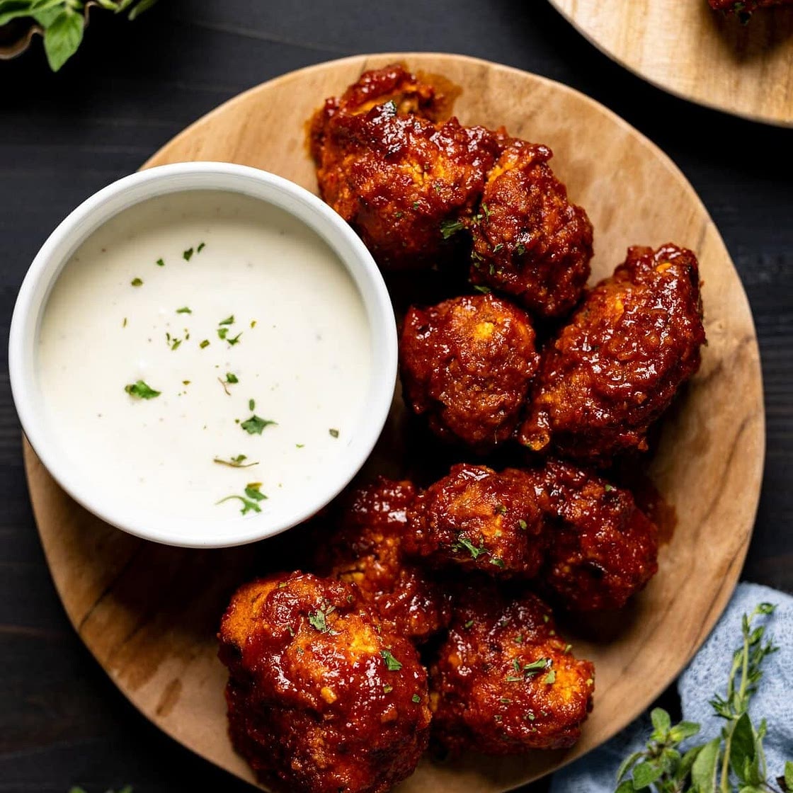Crispy Buffalo Cauliflower Wings