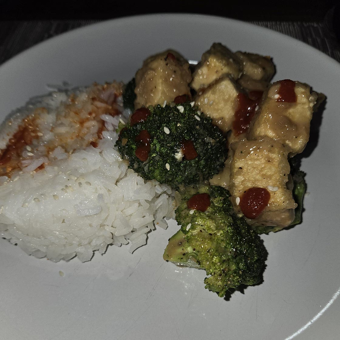 Sesame Tofu With Broccoli