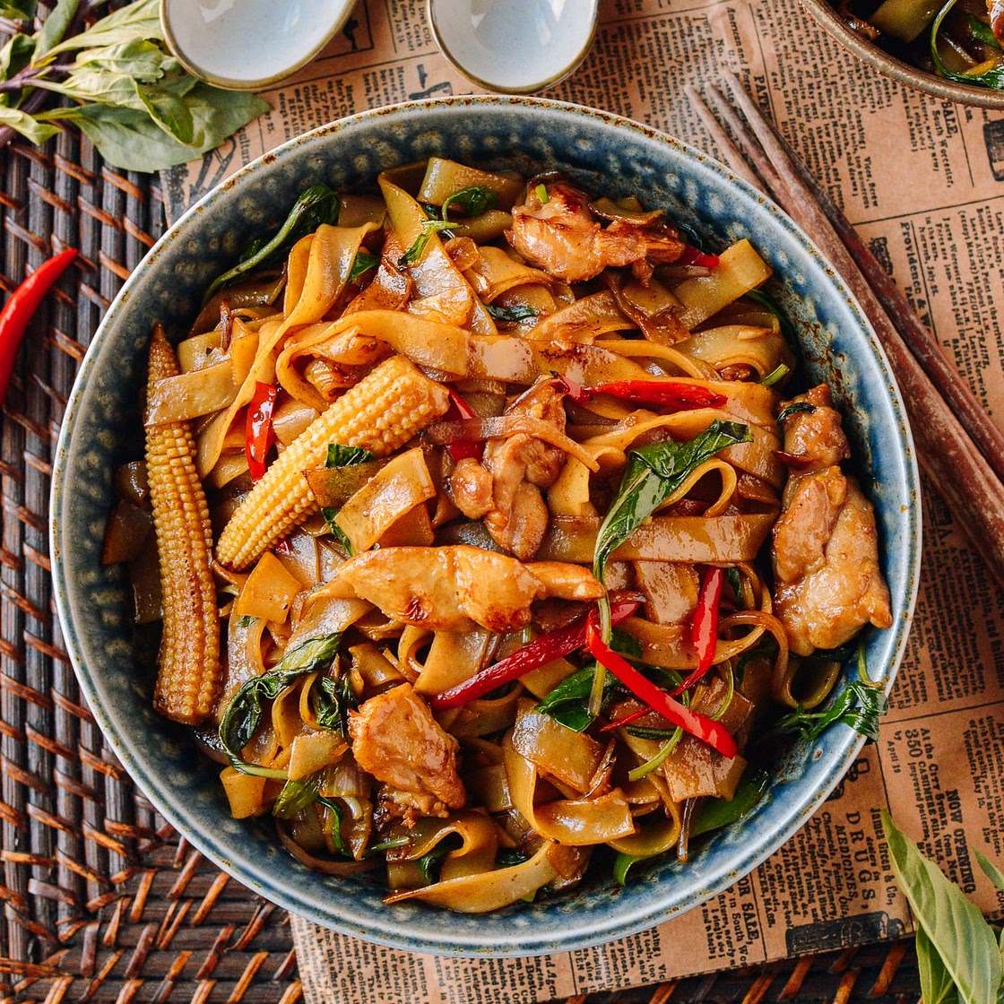 Drunken Noodles (Pad Kee Mao)