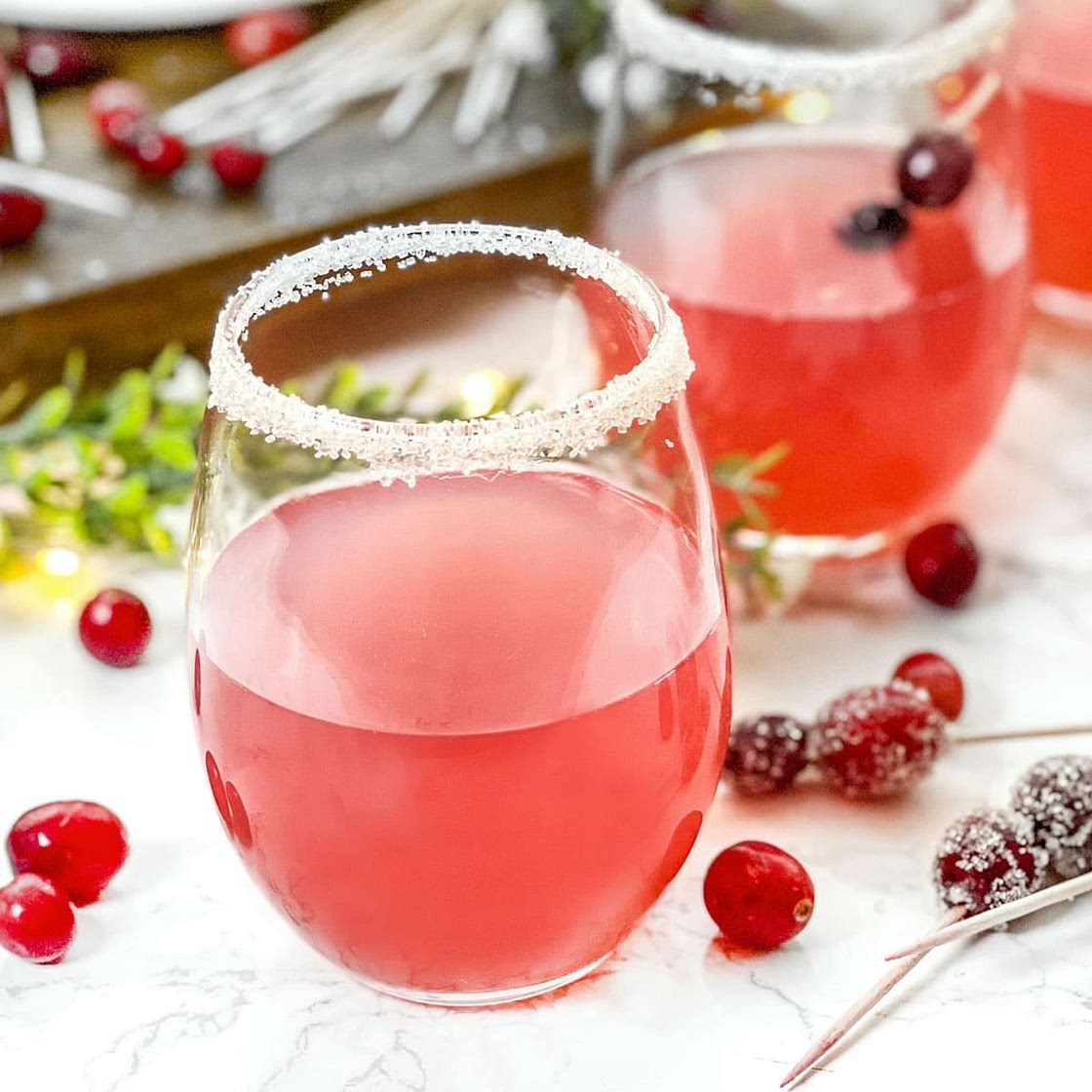 Cranberry Ginger Sparkling Punch