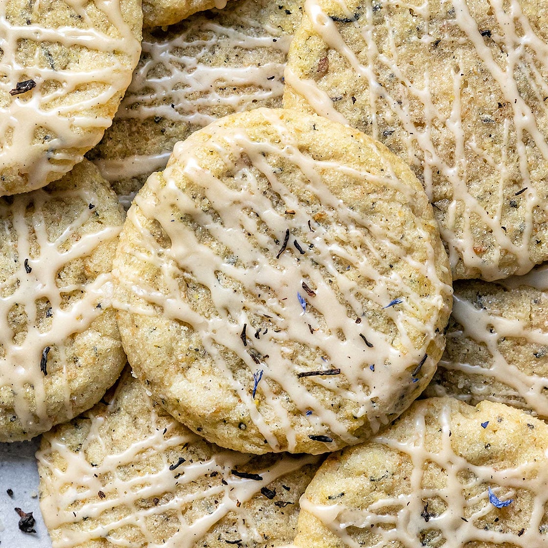 Vegan Earl Grey Sugar Cookies