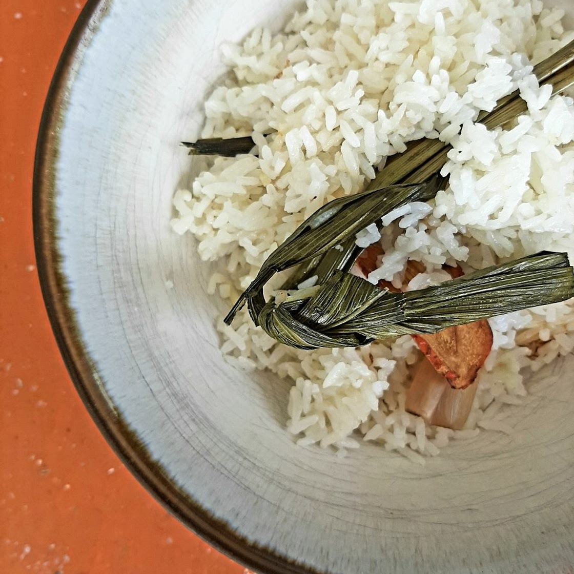 Nasi Lemak (Malaysian Coconut Rice)