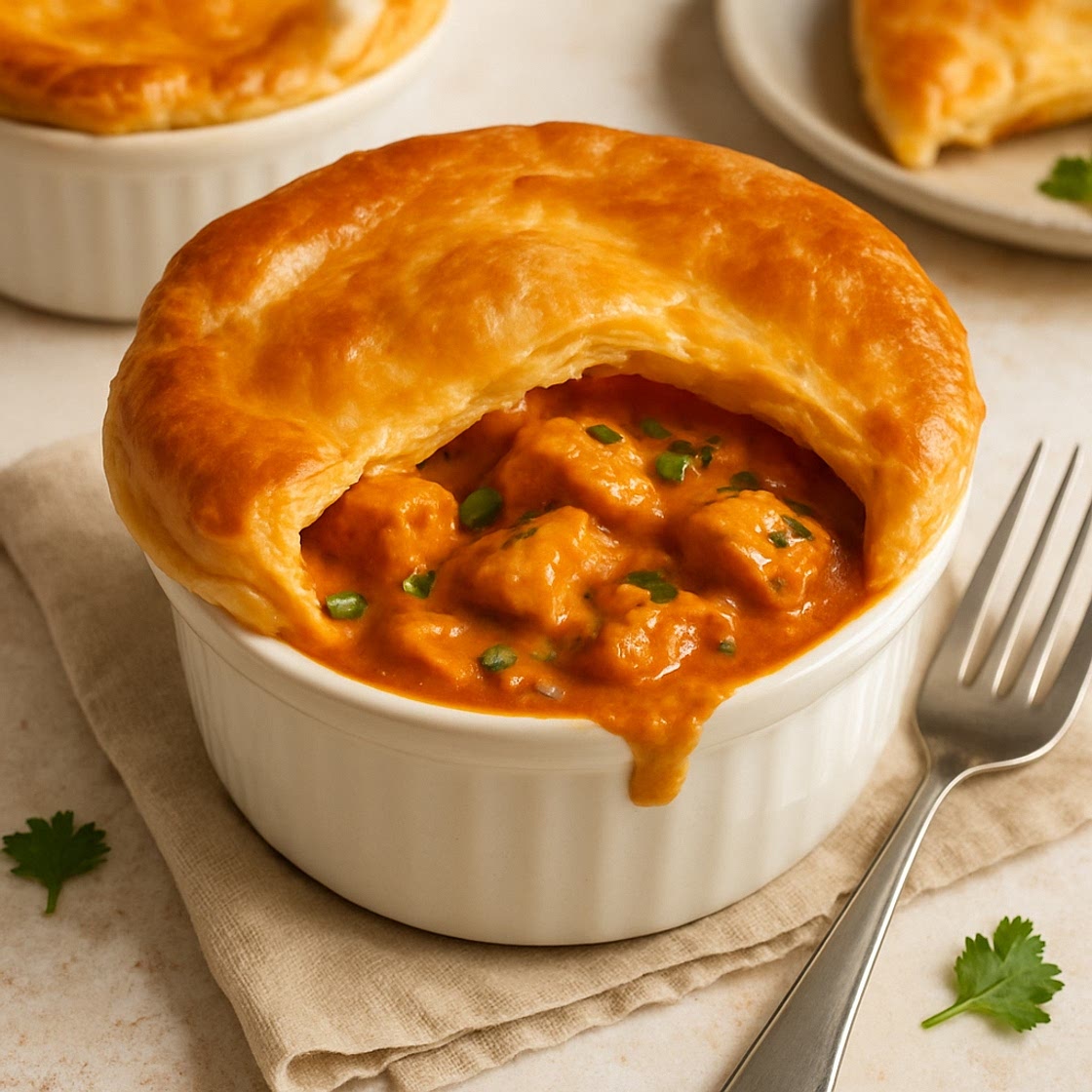 Butter Chicken Pot Pie