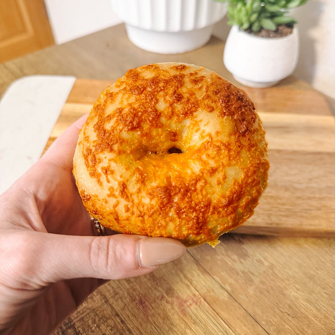 Sourdough Cheddar Bagels