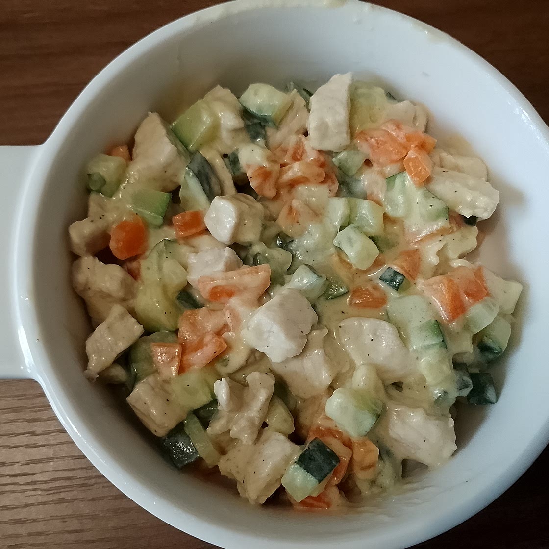 Poulet aux légumes