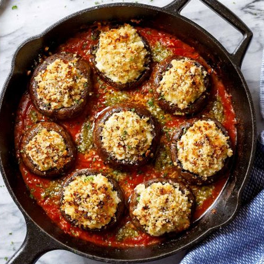 Garlic Butter Mushrooms and Gnocchi in Foil Packets