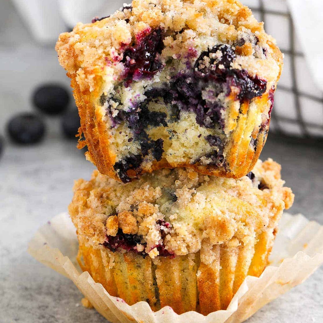 Blueberry Streusel Muffins