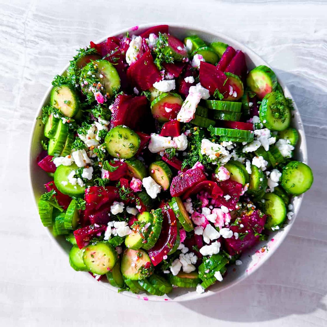 Cucumber Beet Salad