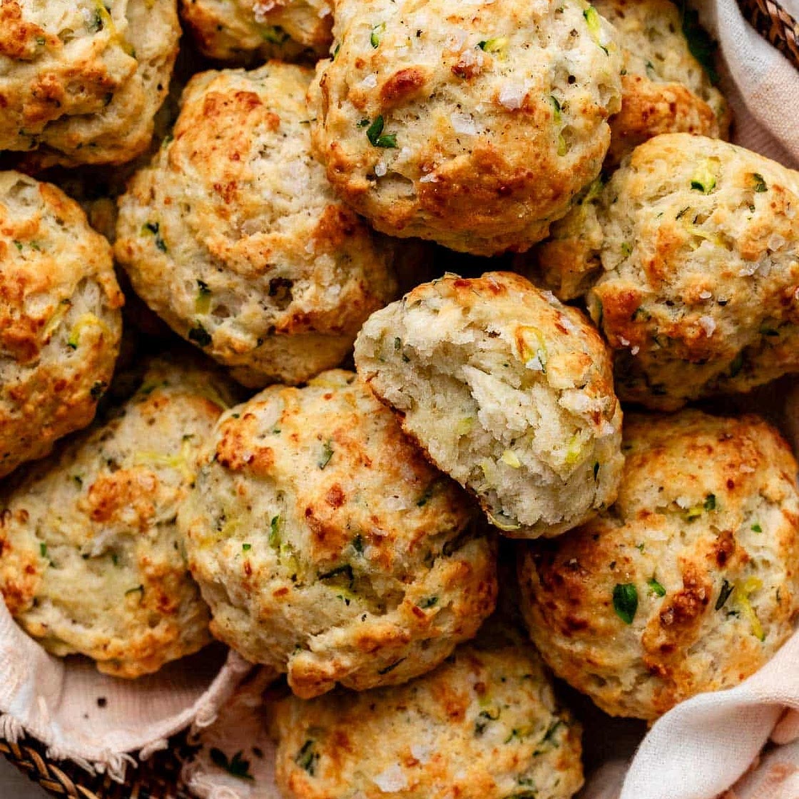 Zucchini Biscuits (Parmesan Herb)