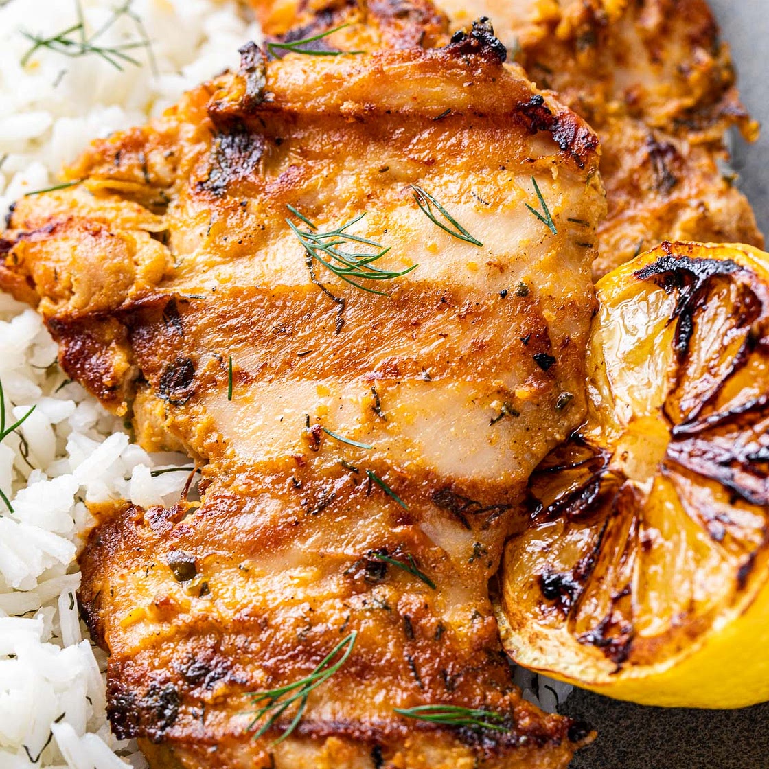 Grilled Tahini Chicken