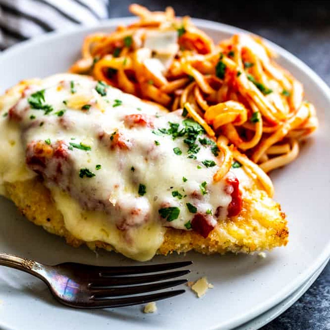 Oven Baked Chicken Parmesan