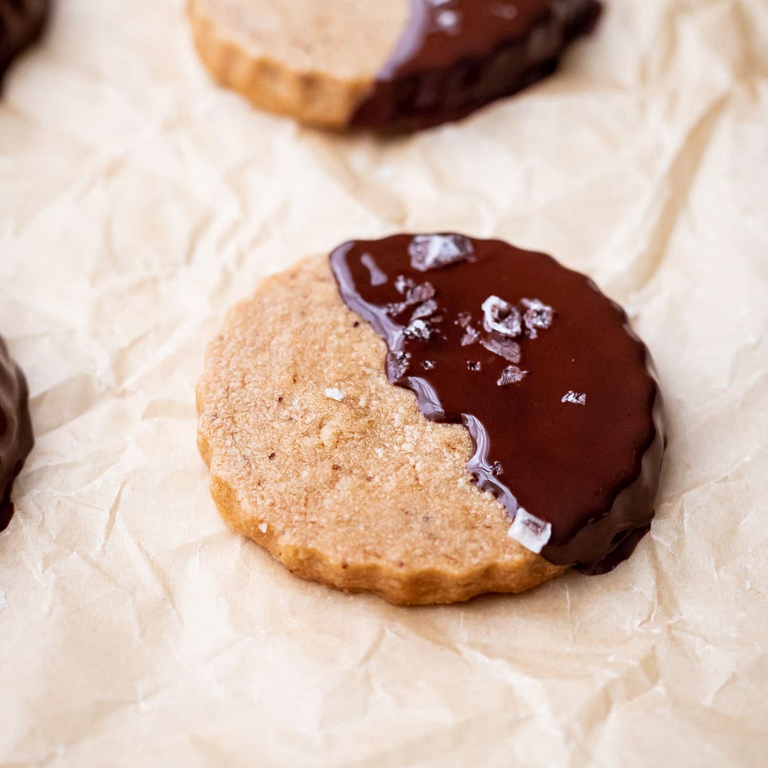 Espresso Shortbread Cookies