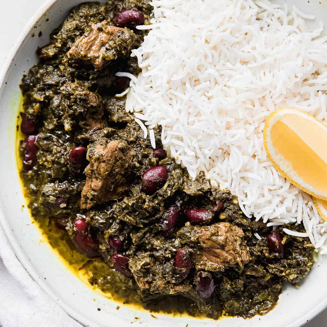 Ghormeh Sabzi (Persian Herb Stew)