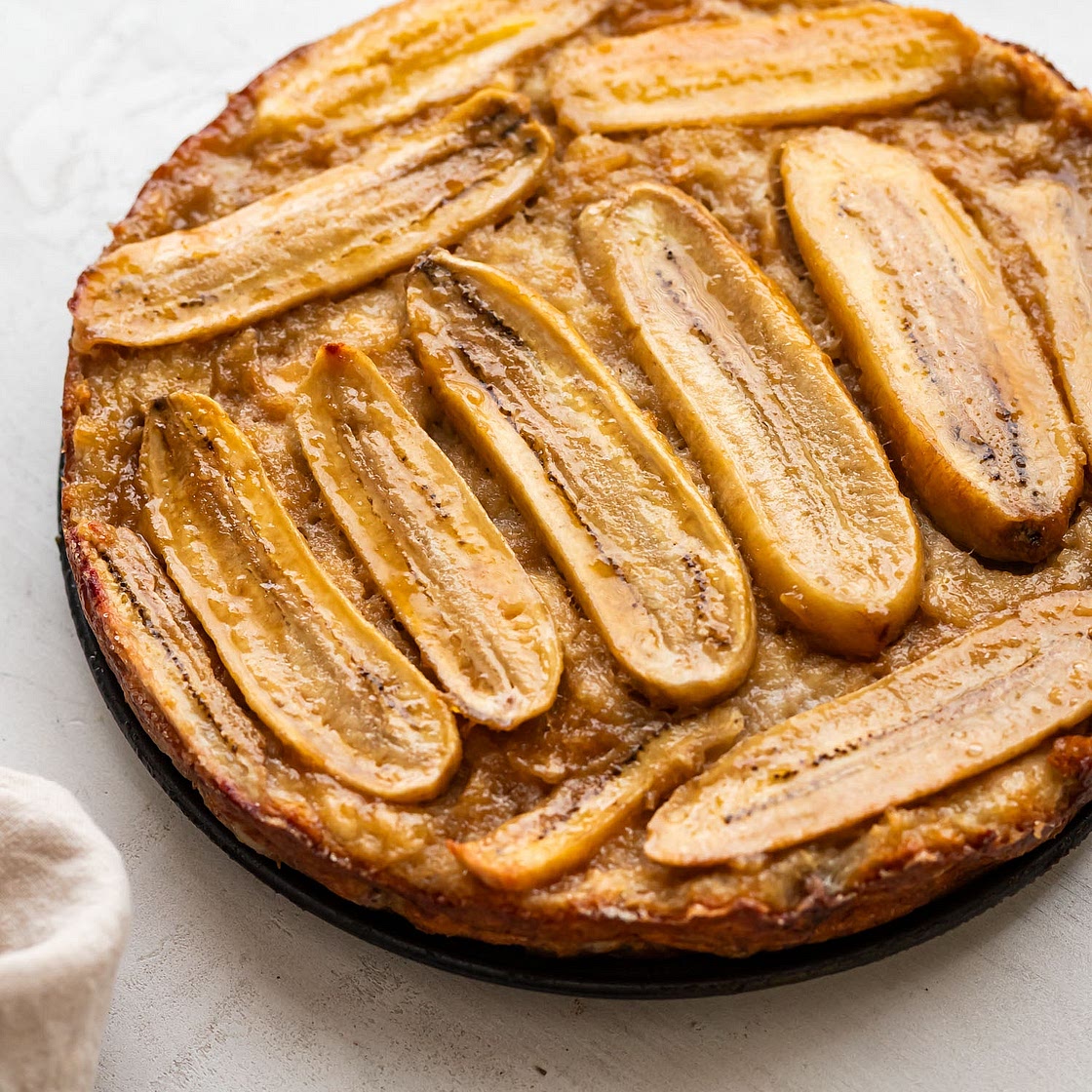 Baked Vietnamese Banana Cake (Banh Chuoi)