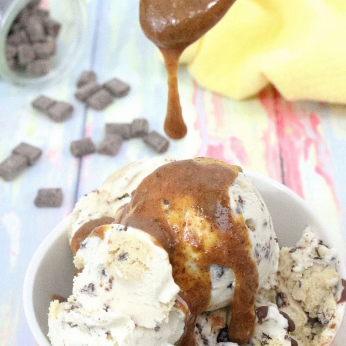 Homemade Caramel Magic Shell (Vegan)