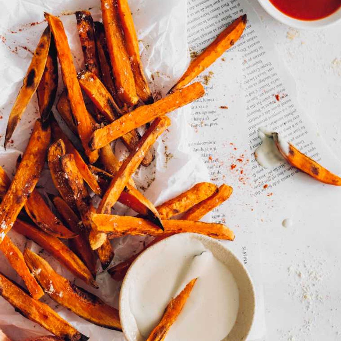 Oil-Free Sweet Potato Fries