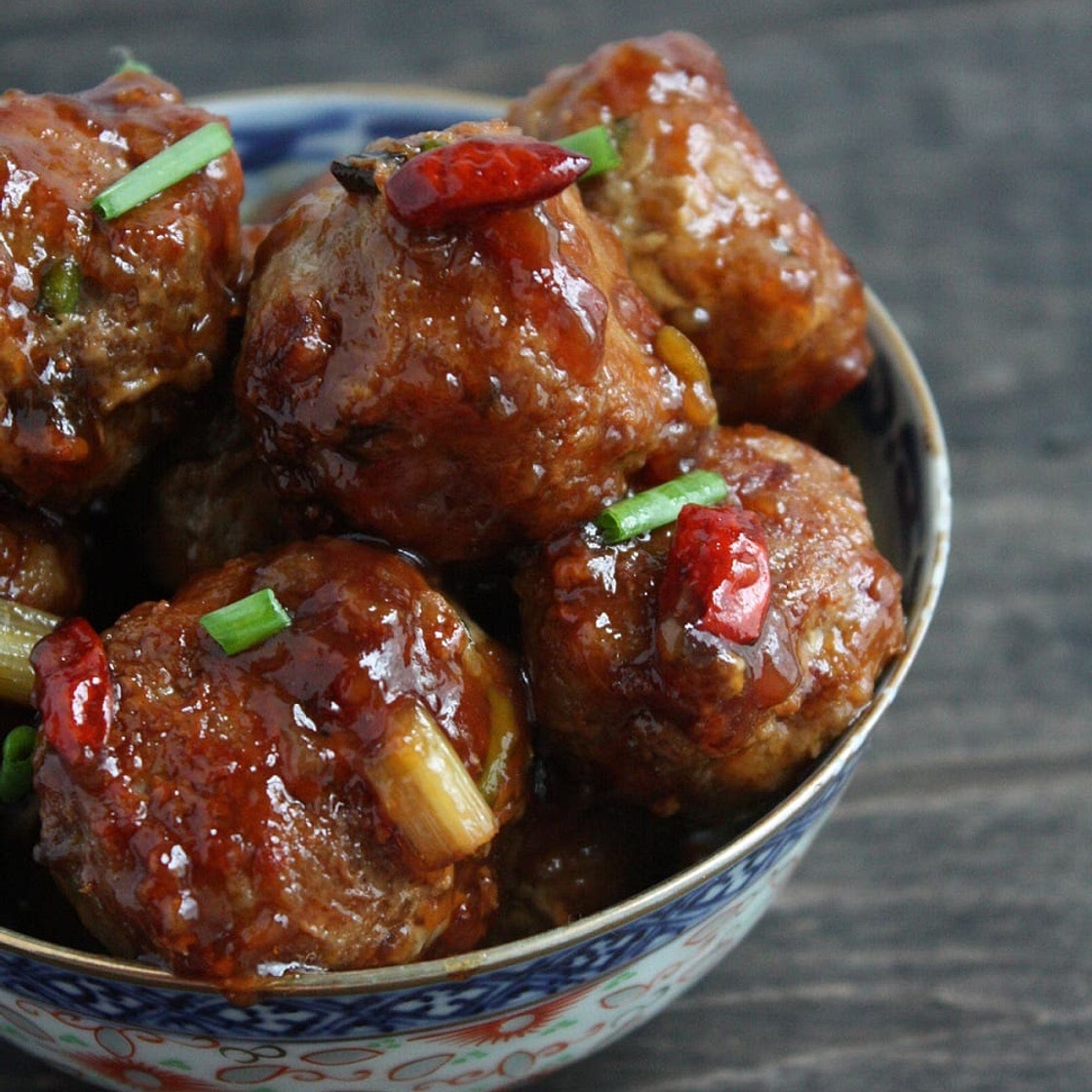 General Tso’s Meatballs (Low Carb & Gluten Free)