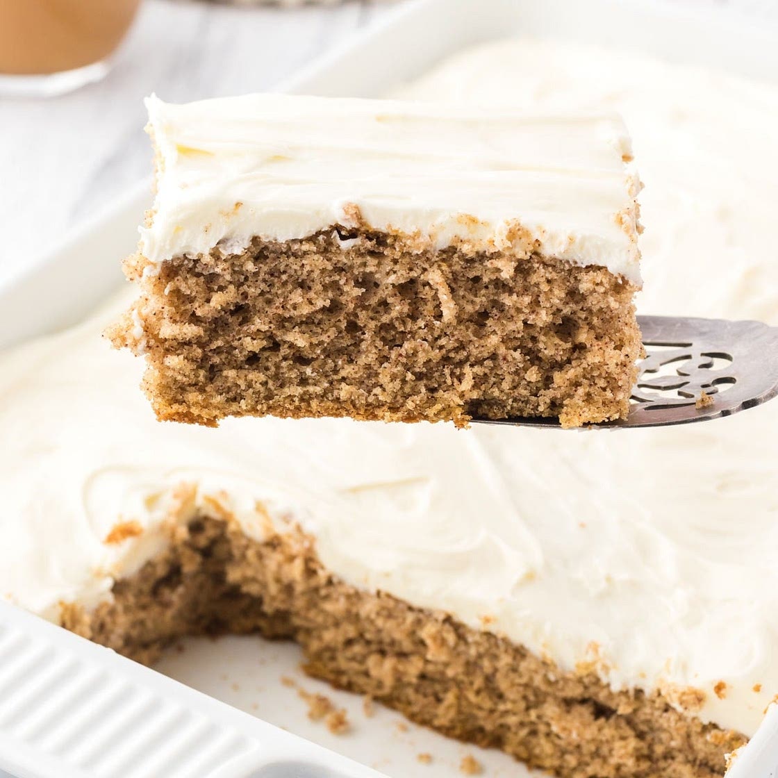 Spice Cake with Maple Cream Cheese Frosting