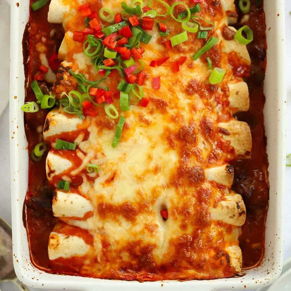 Beef Enchiladas {Easy Cheesy Recipe!}