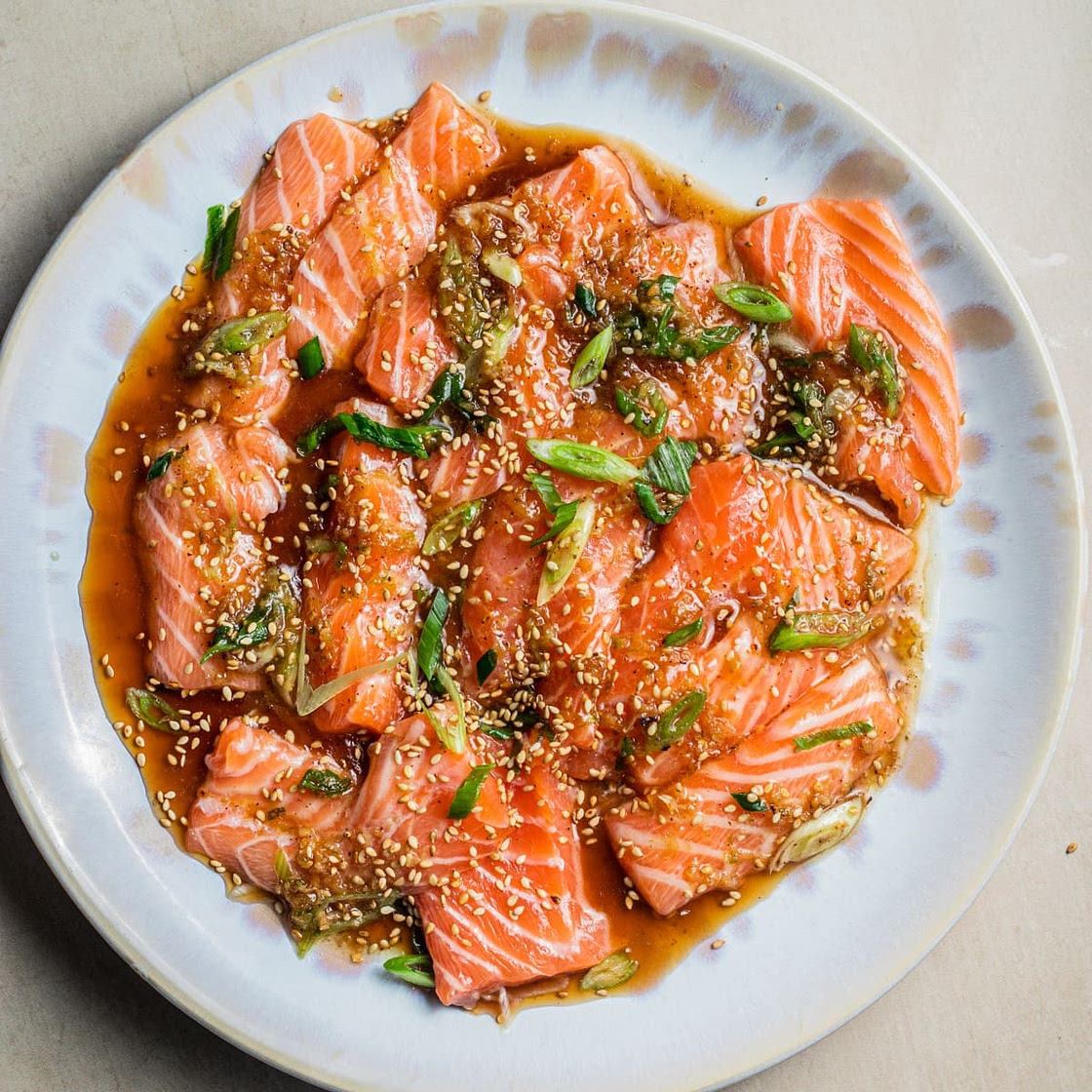 Quick Salmon Crudo