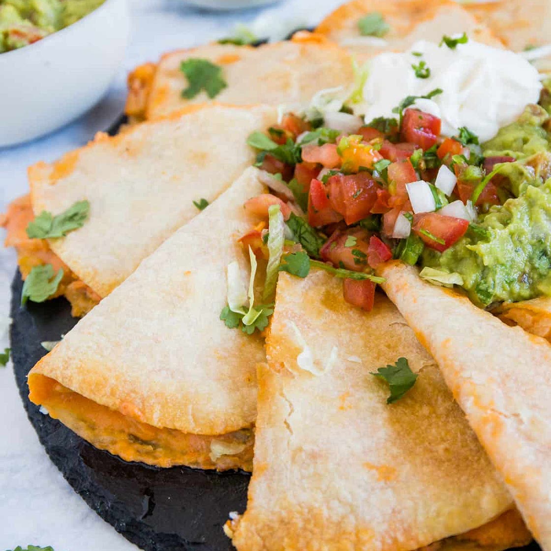 Creamy Chicken Quesadillas