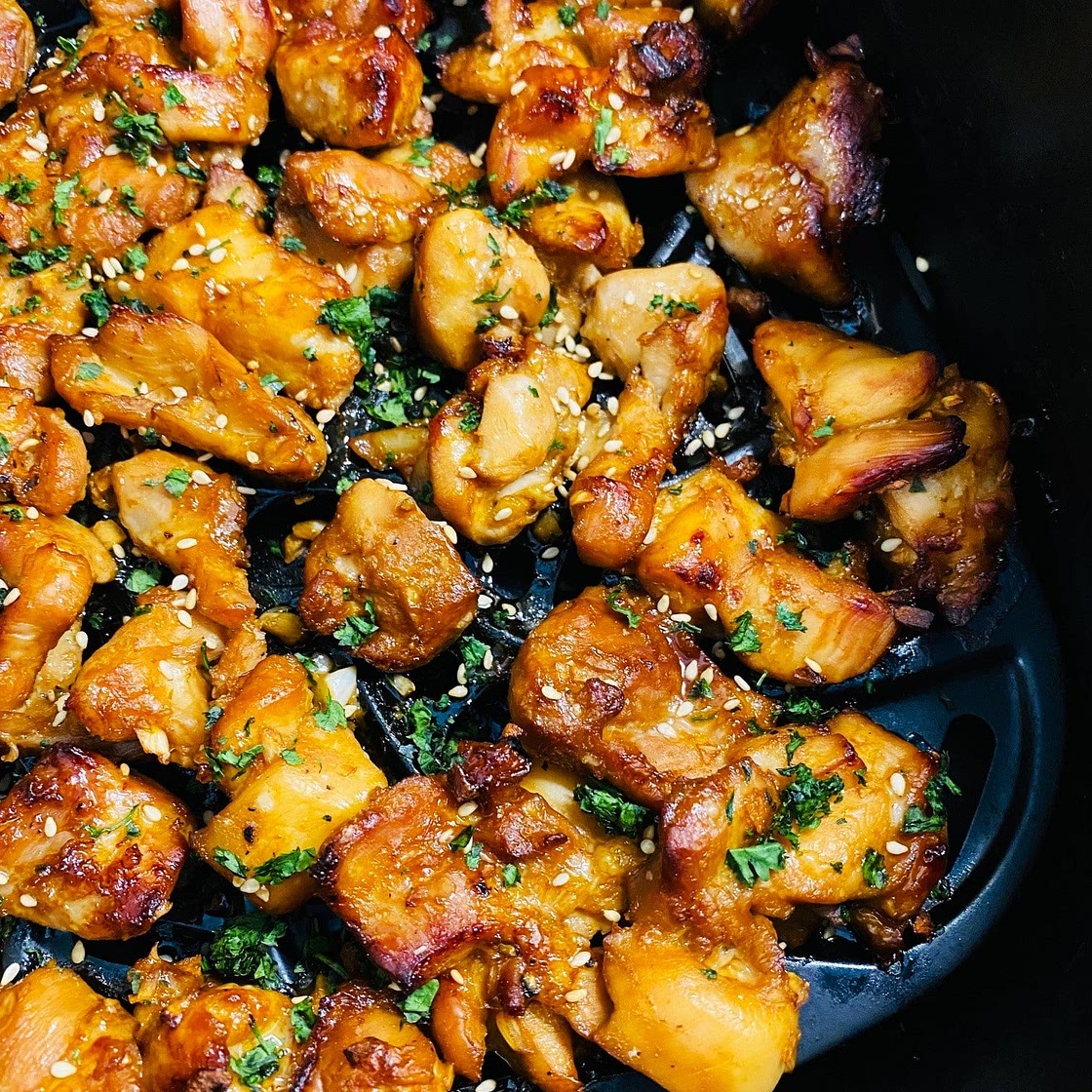 Air Fryer Japanese BBQ Chicken Bites