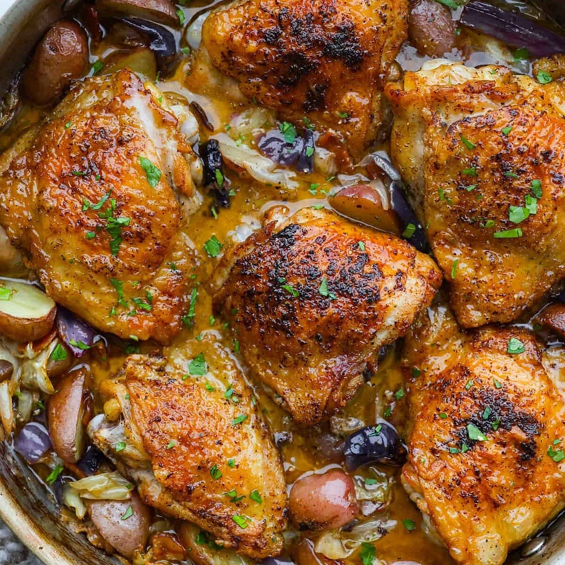 Creamy Irish Pub Chicken Skillet (Dialysis Friendly)