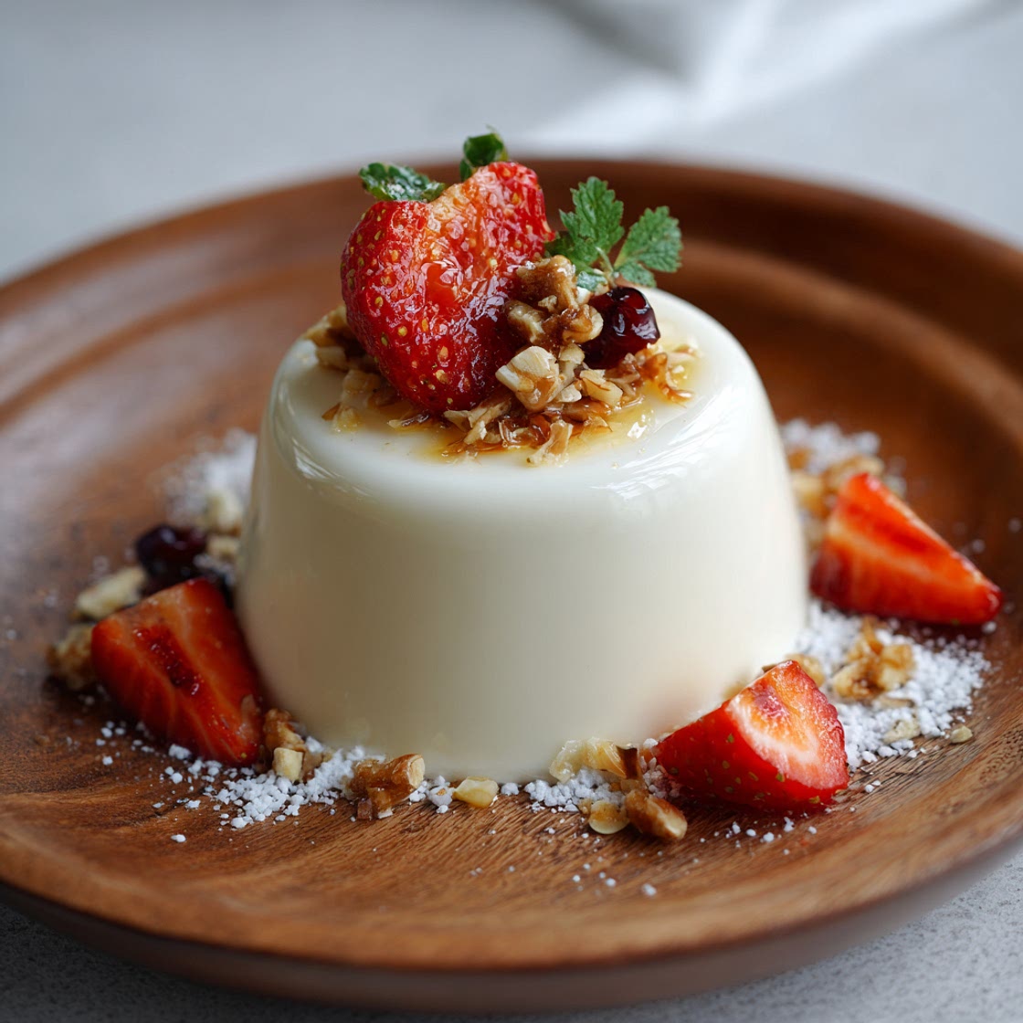 Vanilla Yoghurt Panna Cotta