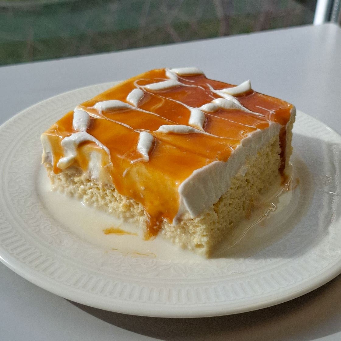 Turkish Tres Leches Cake (Trileçe)
