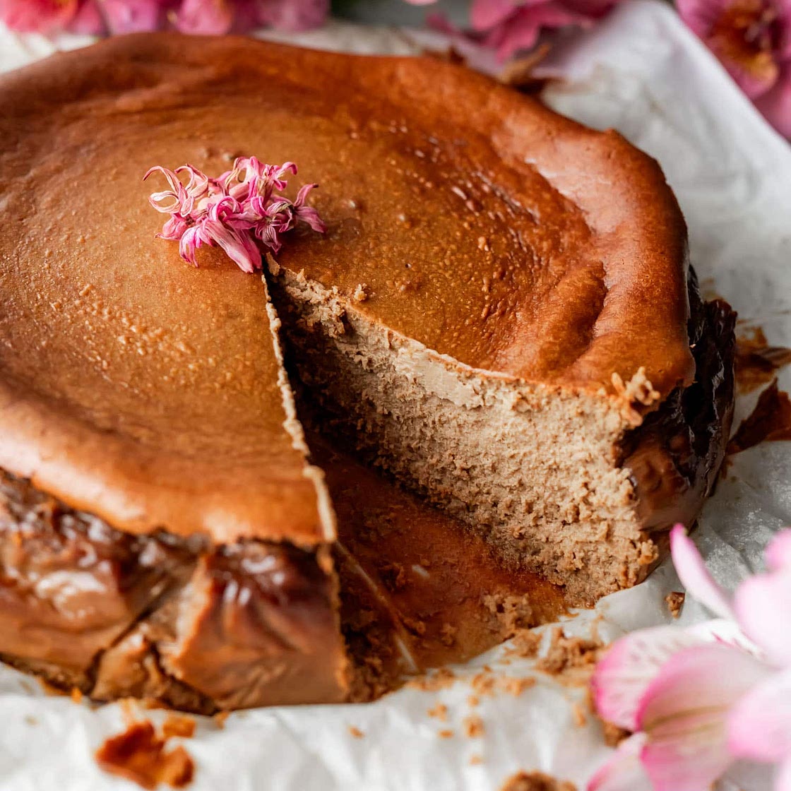 Vietnamese Coffee Basque Cheesecake