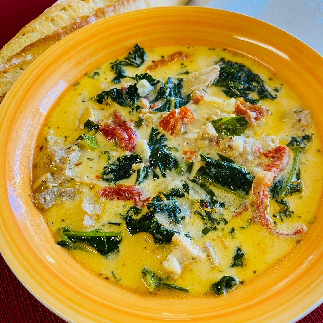 Creamy Tuscan Chicken Soup