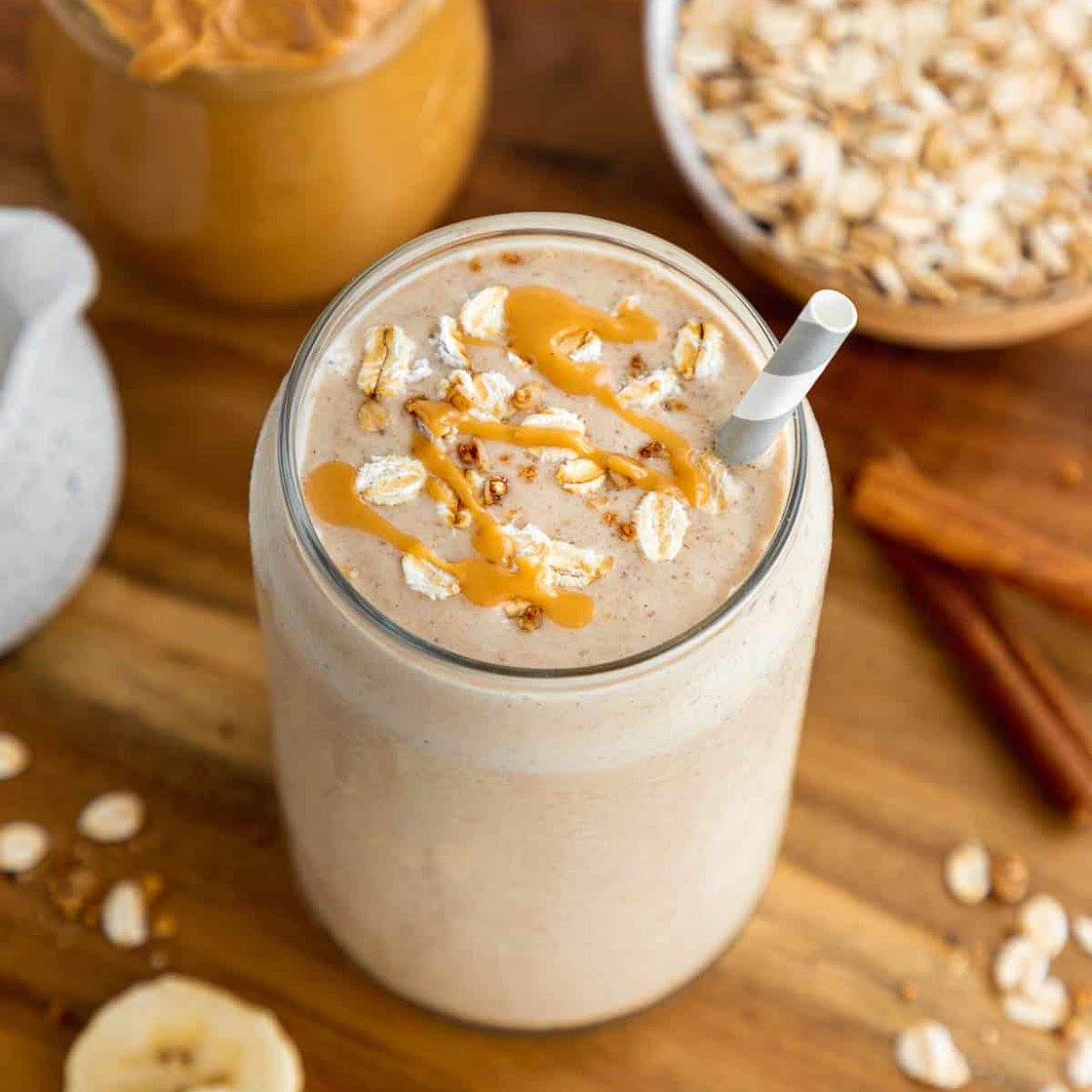 Peanut Butter Oatmeal Smoothie