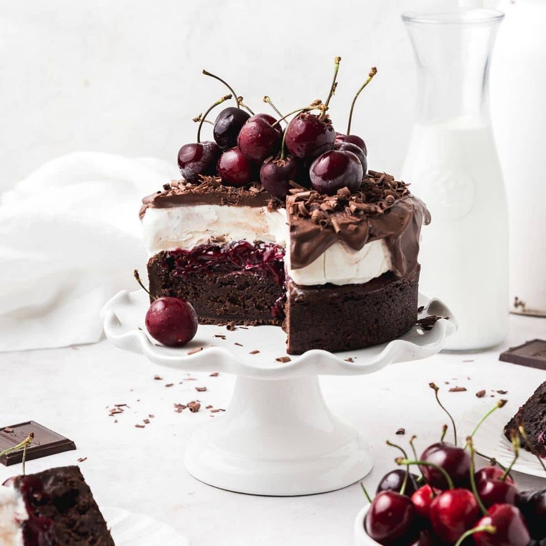 Black Forest Ice Cream Cake