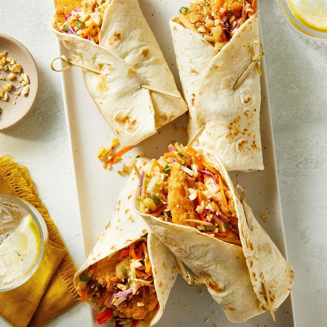 Asian Chicken Crunch Wraps