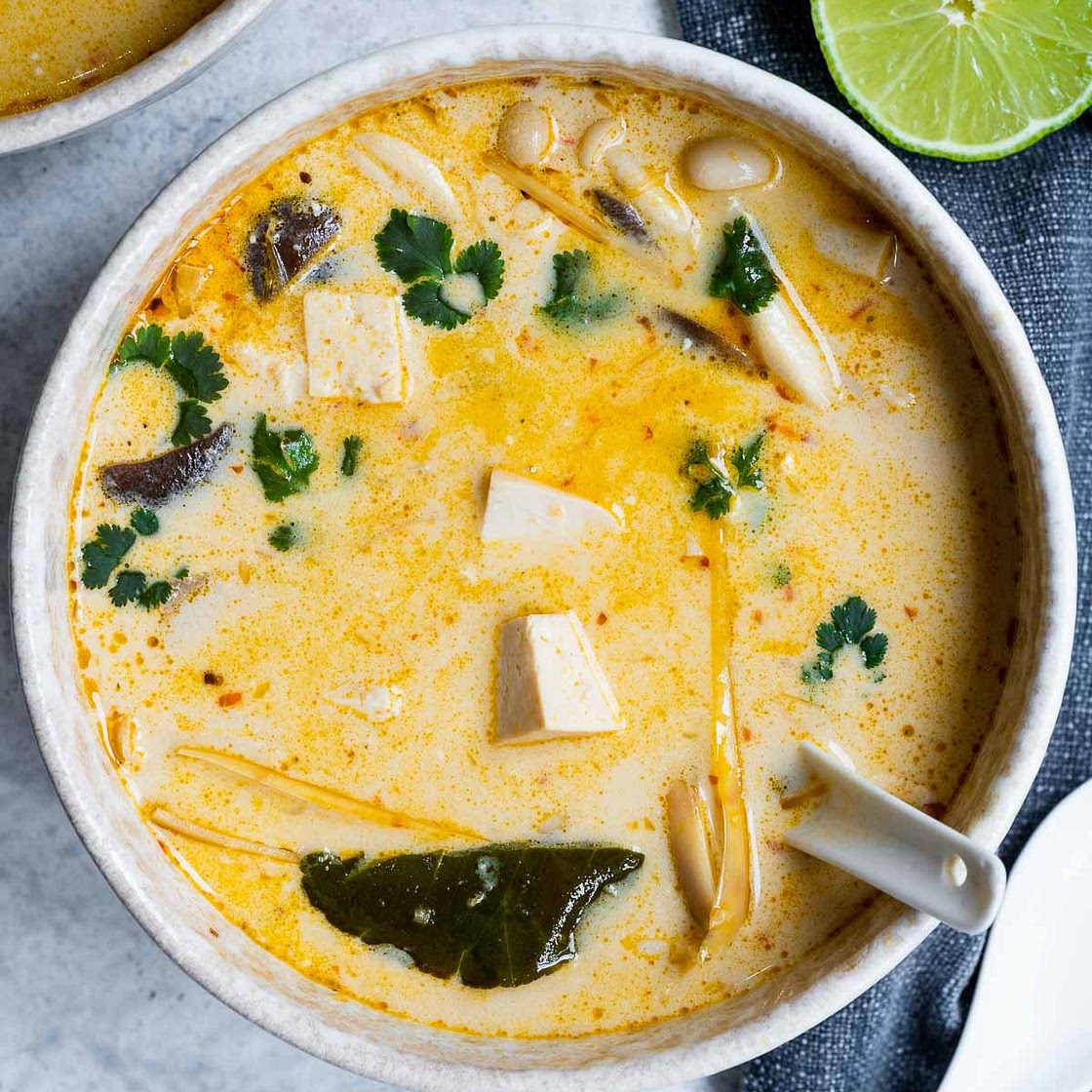 Vegan Tom Kha Soup