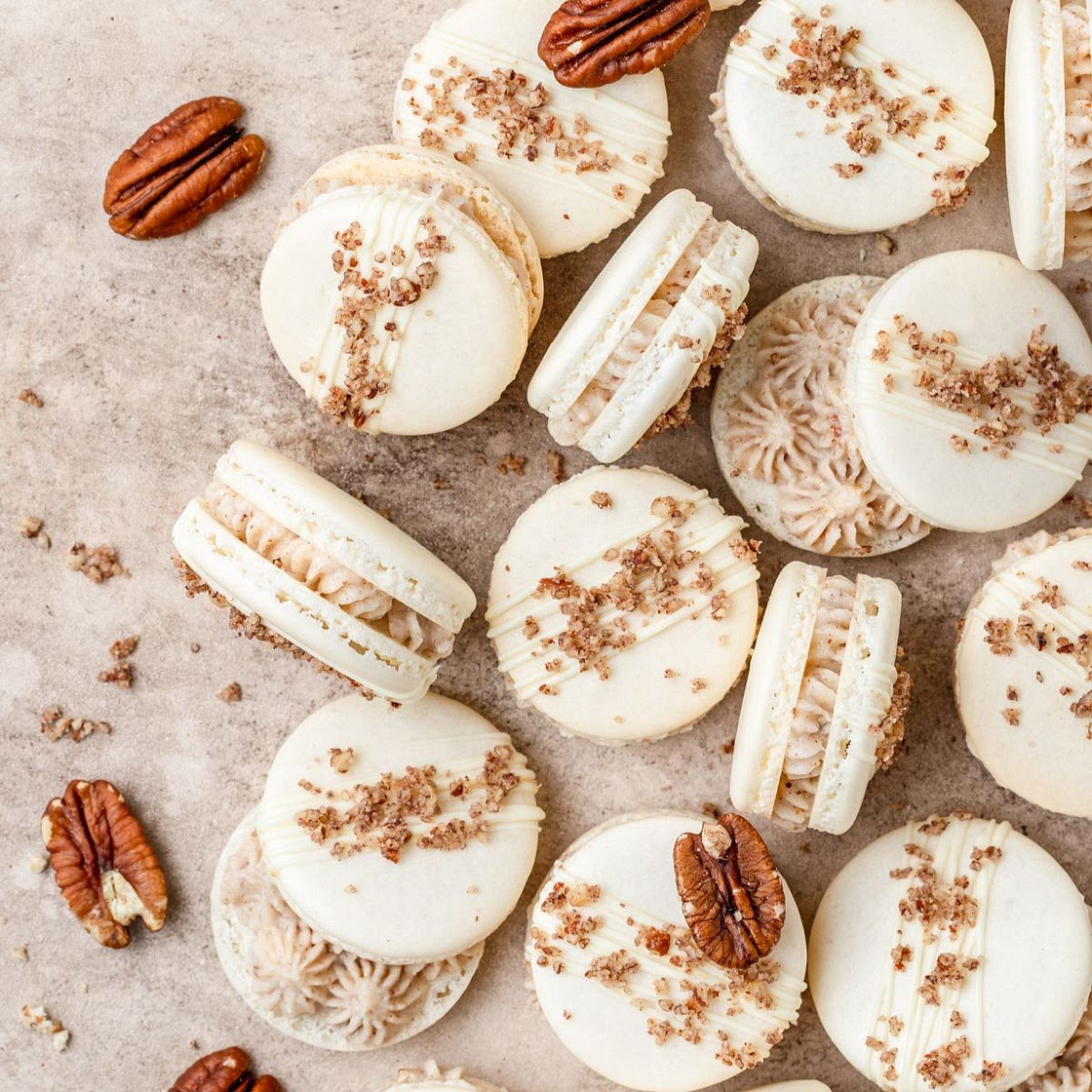 Butter Pecan Macarons