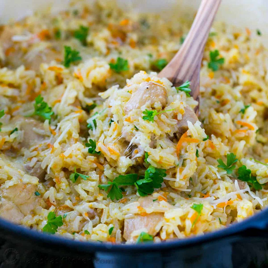 Creamy Chicken and Rice Recipe (a one-pot meal)