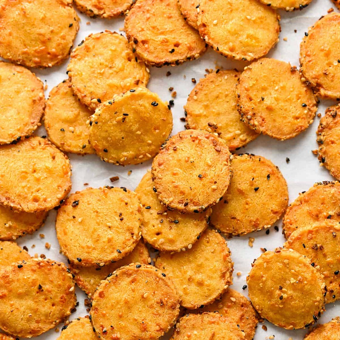 Slice and Bake Cheddar Cheese Coins