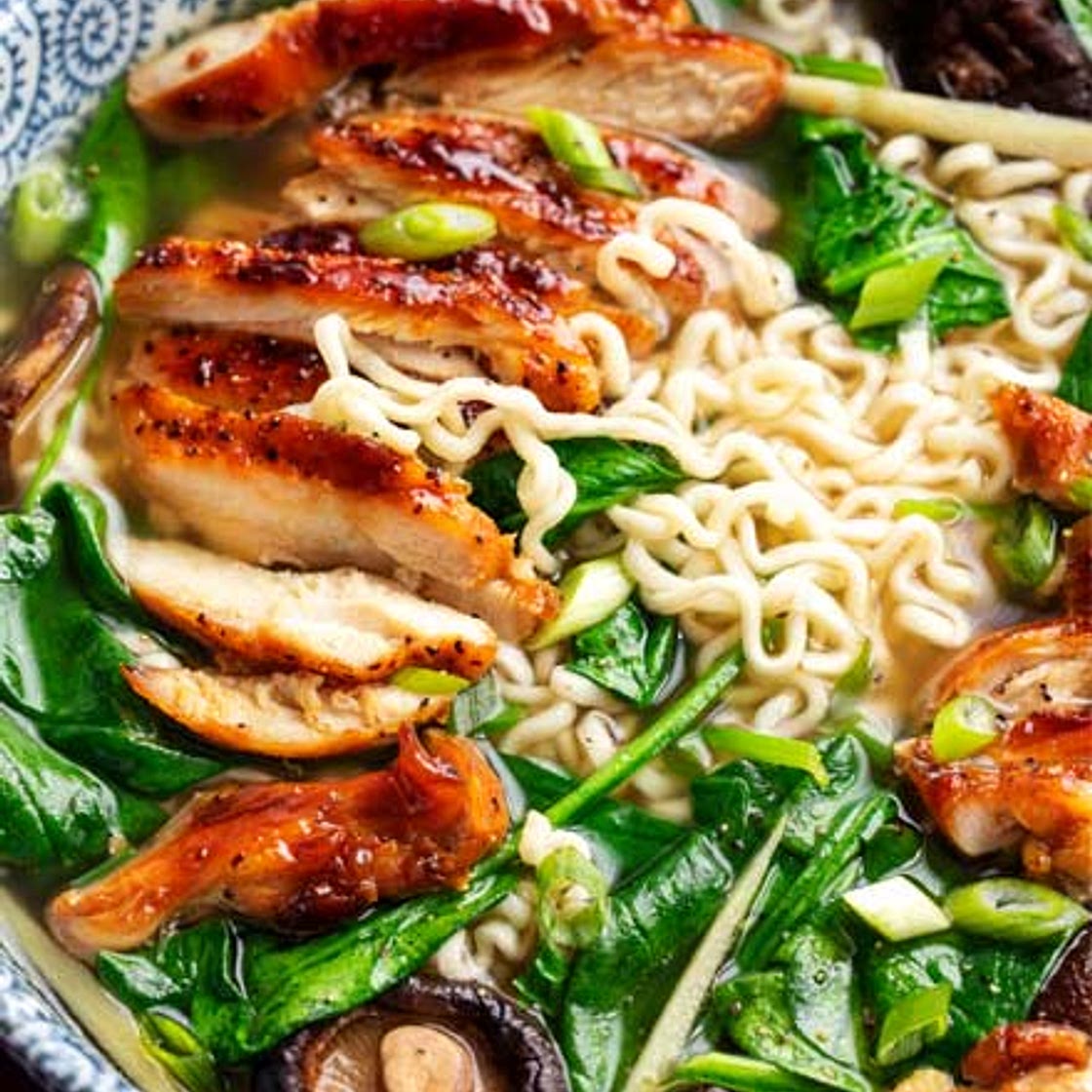 Ginger Glazed Chicken Ramen