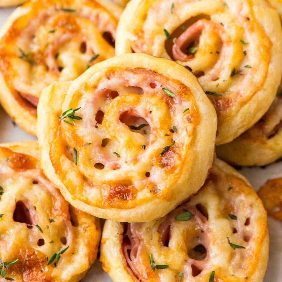 Ham and Cheese Pinwheels