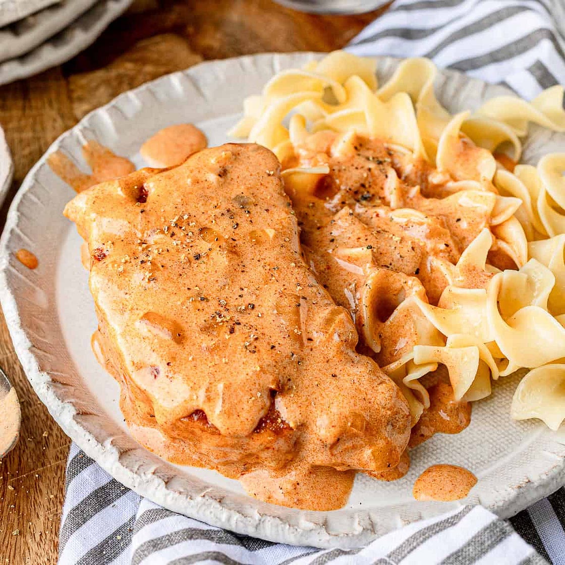 Hungarian Paprika Sour Cream Pork Chops