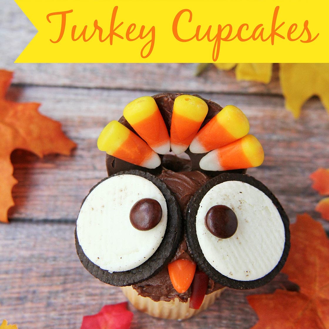 Wide-Eyed Turkey Cupcakes