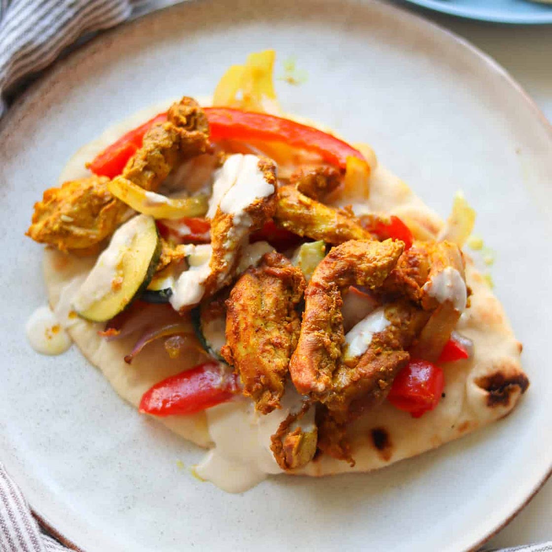 Sheet Pan Chicken Shawarma