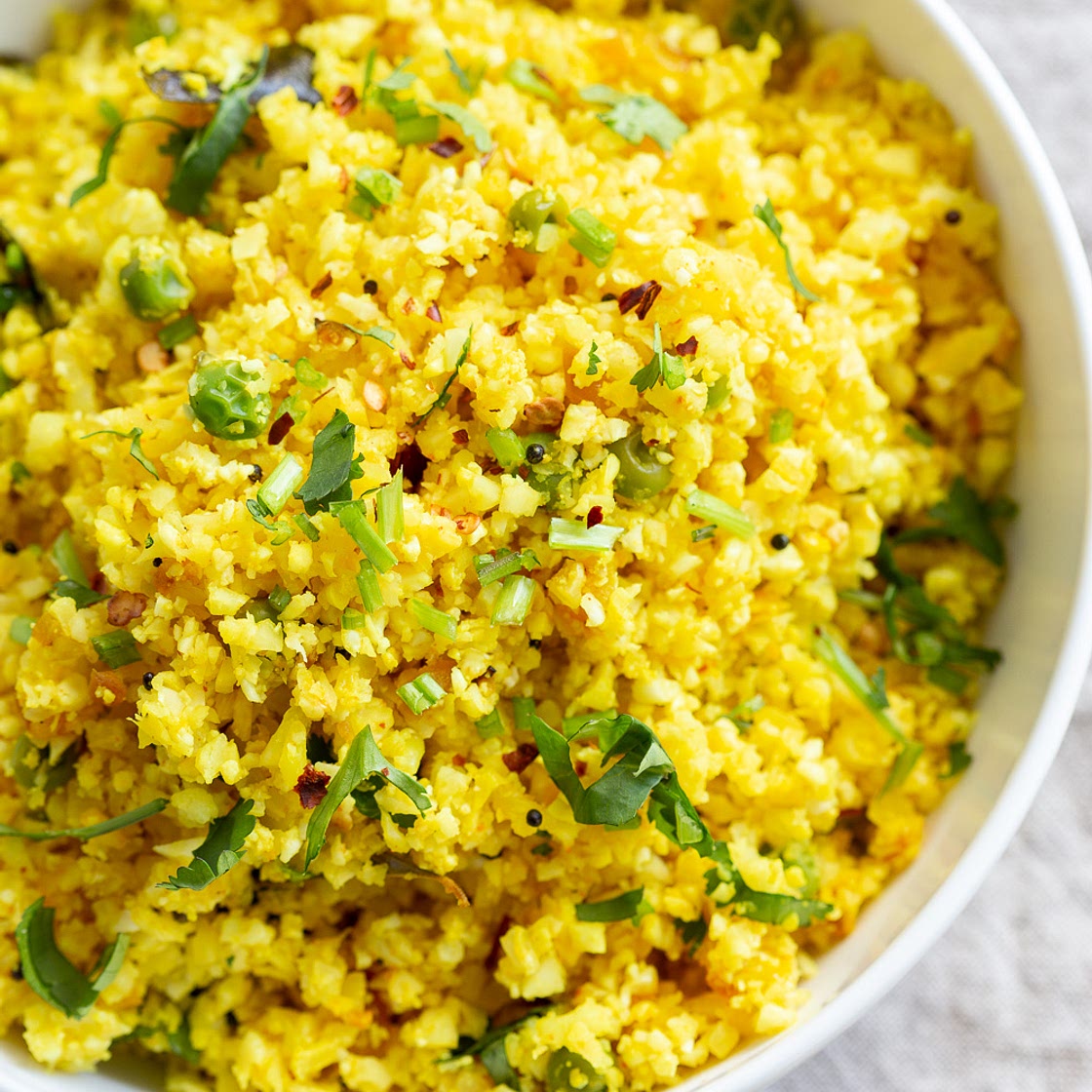 Turmeric Cauliflower Rice