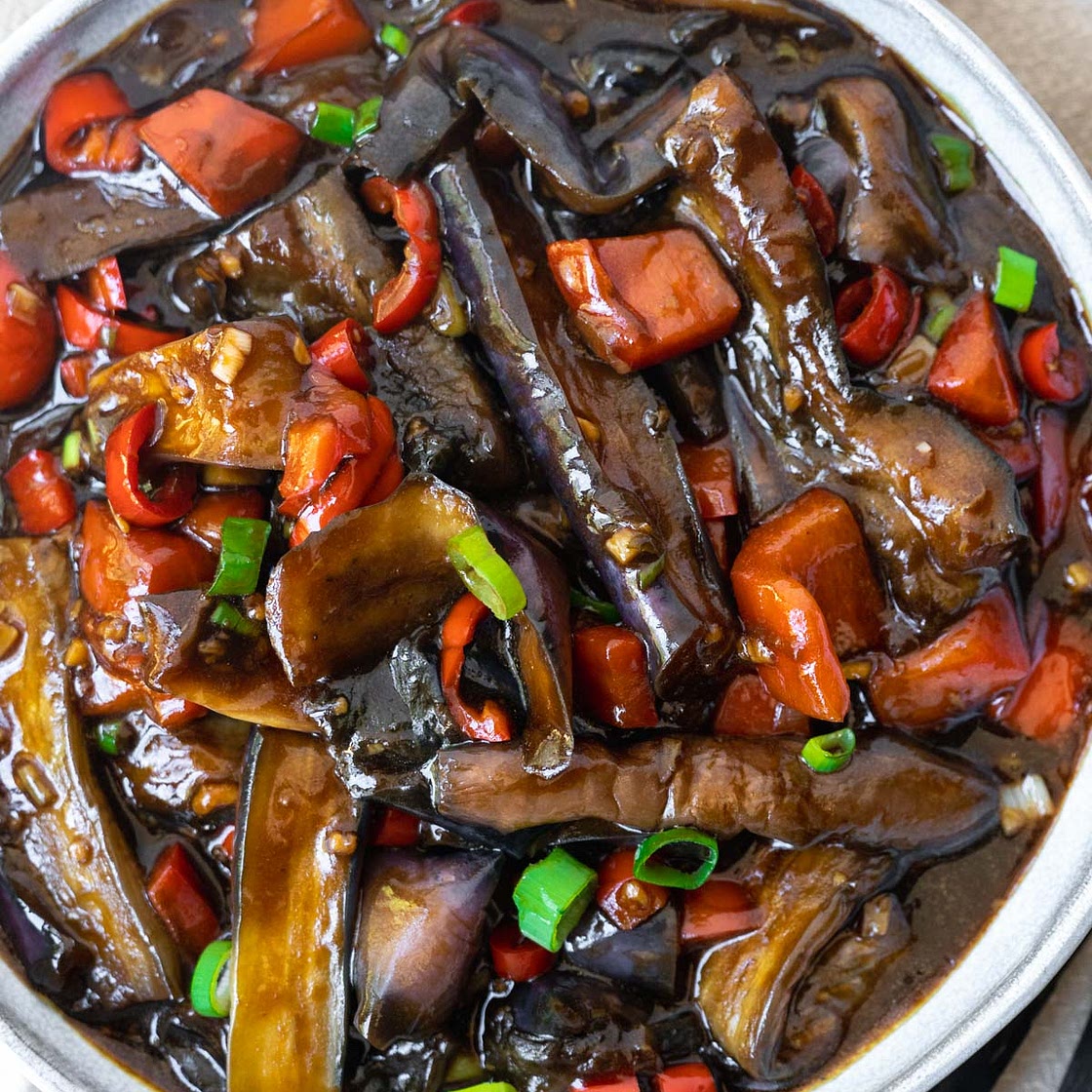 Chinese Eggplant with Garlic Sauce