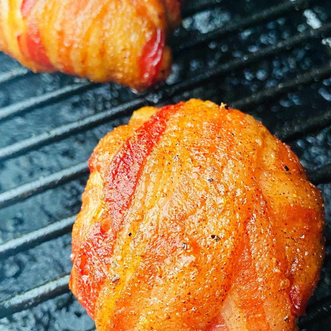 Smoked Bacon Wrapped Chicken Bombs