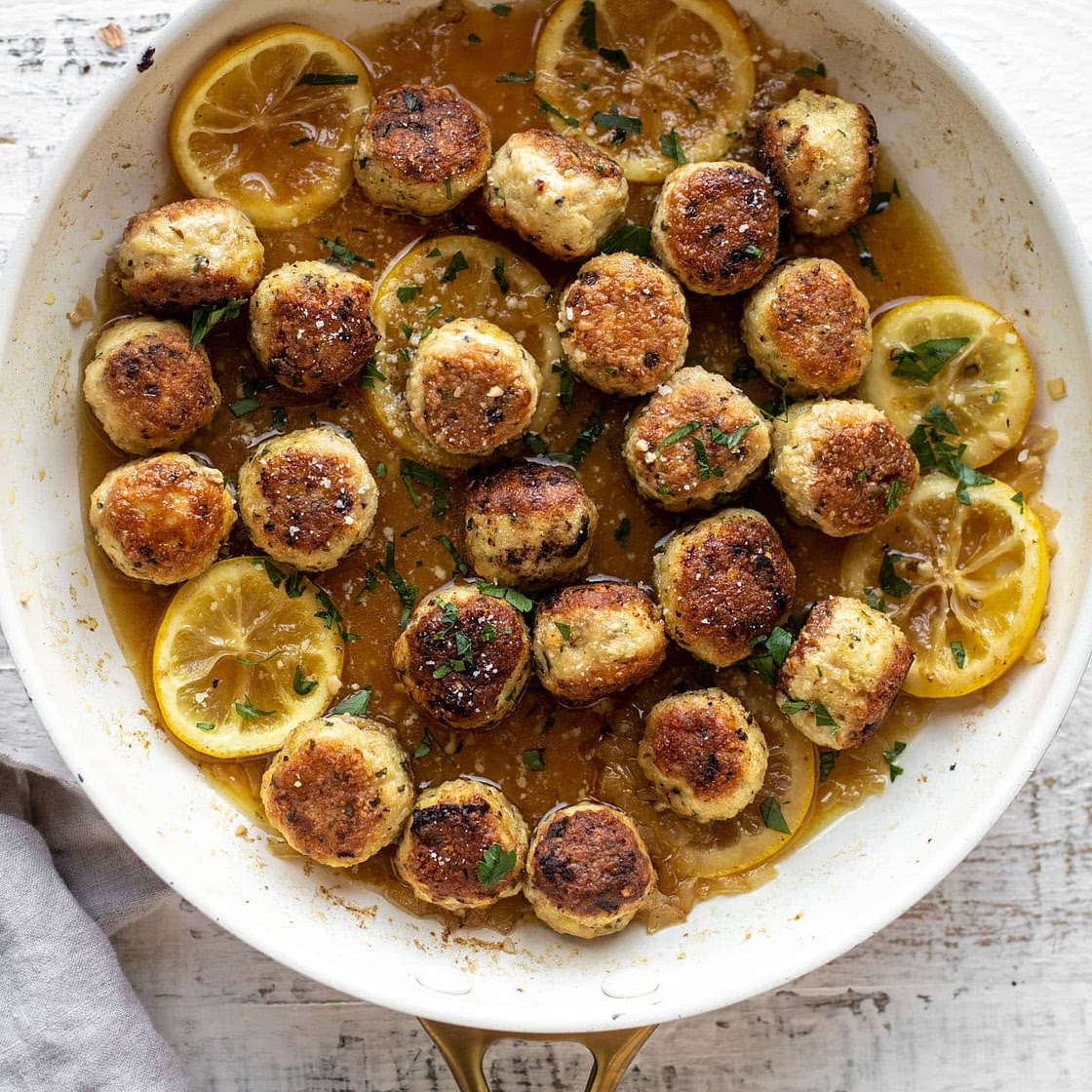 Chicken Romano Meatballs