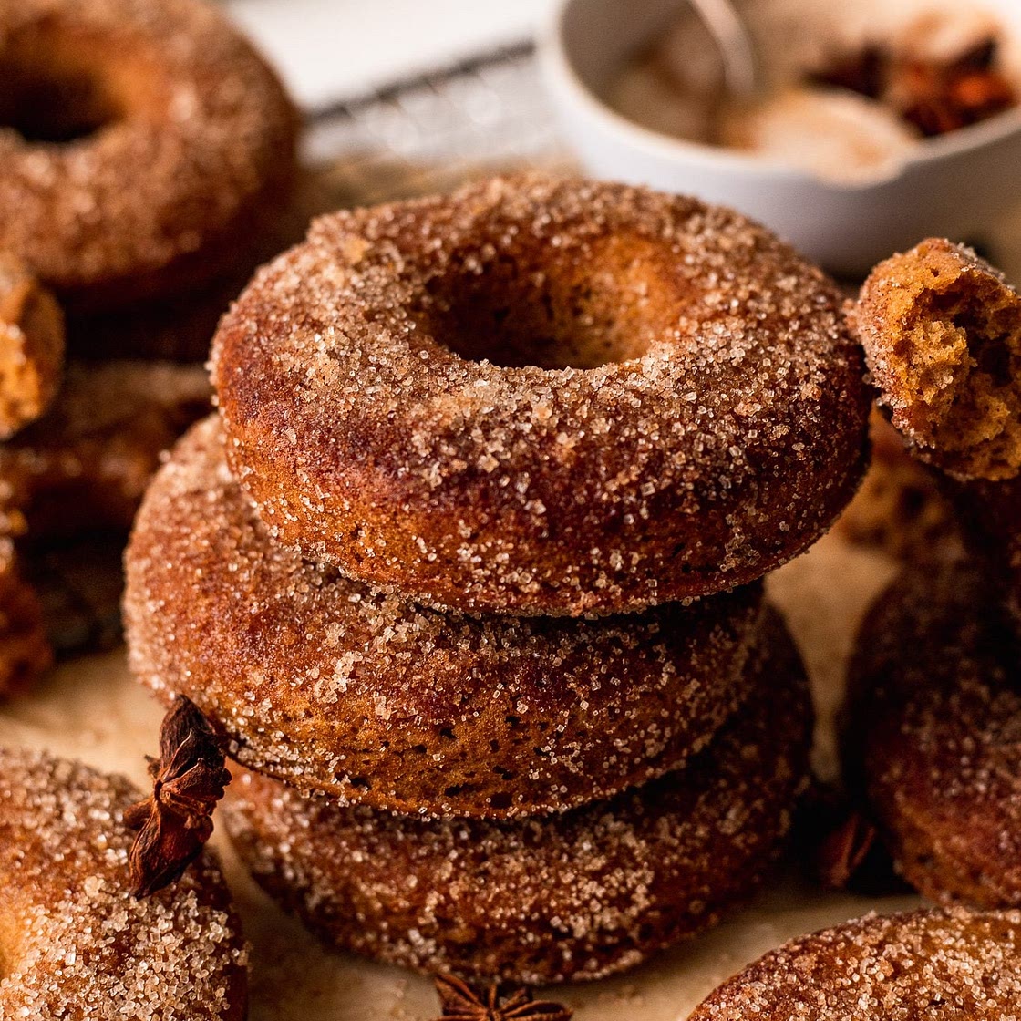 Quick & Easy Cinnamon Sugar Vegan Donuts (Gluten Free!)