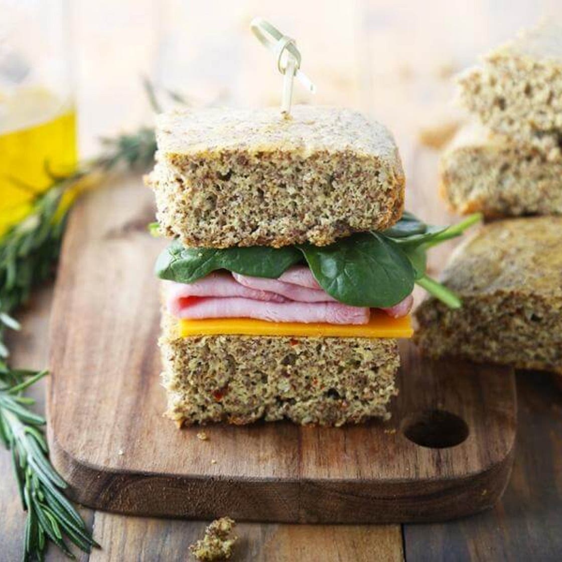 Low-Carb Focaccia Bread