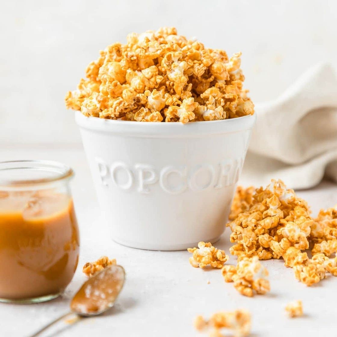 Homemade Salted Caramel Popcorn
